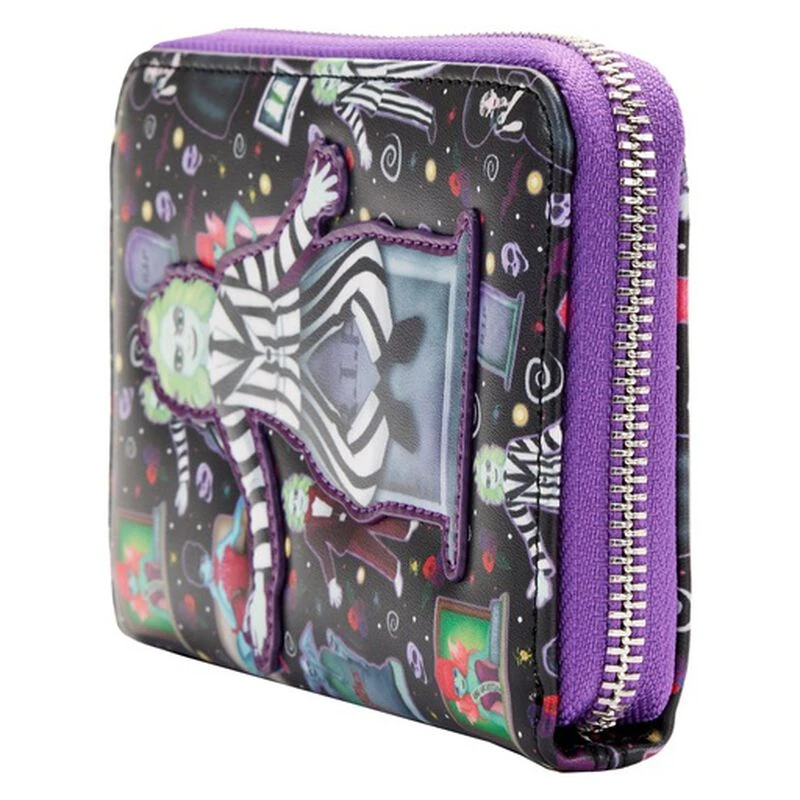 LOUNGEFLY Beetlejuice Icons Zip Around Wallet 5 LOUNGEFLY Beetlejuice Icons Zip Around Wallet - Image 3