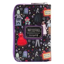 LOUNGEFLY Beetlejuice Icons Zip Around Wallet 10 LOUNGEFLY Beetlejuice Icons Zip Around Wallet -Loungefly BTJWA0014 4