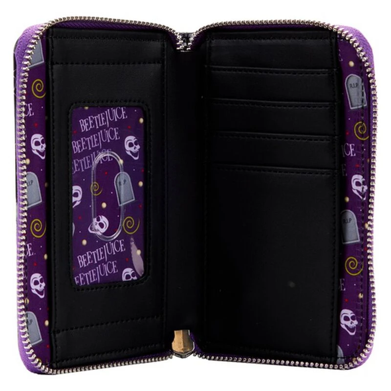 LOUNGEFLY Beetlejuice Icons Zip Around Wallet 7 LOUNGEFLY Beetlejuice Icons Zip Around Wallet - Image 5
