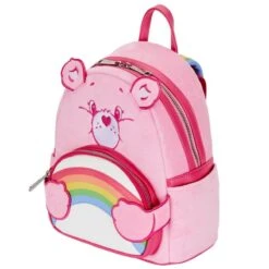 LOUNGEFLY Exclusive - Care Bears 40th Anniversary Cheer Bear Cosplay Plush Mini Backpack -Loungefly CBBK0001 3