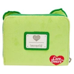 LOUNGEFLY Limited Edition Exclusive - Care Bears Good Luck Bear Zip Around Wallet -Loungefly CBWA0013 4