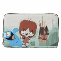 LOUNGEFLY Foster’s Home For Imaginary Friends Mac And Bloo Zip Around Wallet