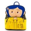 LOUNGEFLY Coraline Raincoat Cosplay Mini Backpack