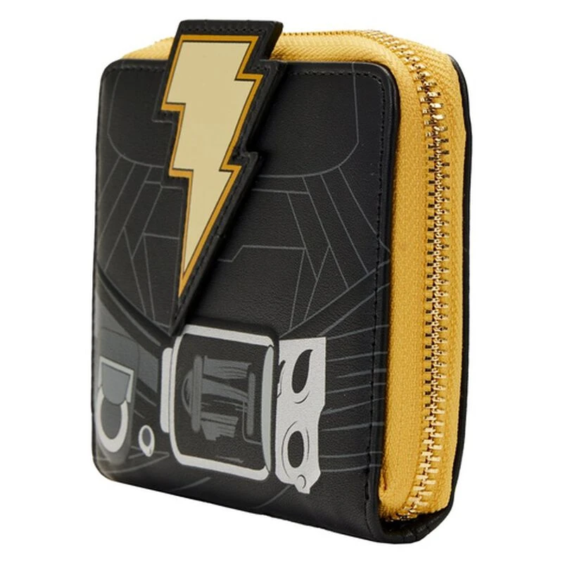 LOUNGEFLY Black Adam Glow Cosplay Zip Around Wallet 6 LOUNGEFLY Black Adam Glow Cosplay Zip Around Wallet - Image 4