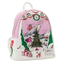 LOUNGEFLY Dr. Seuss' How The Grinch Stole Christmas! Lenticular Scene Mini Backpack -Loungefly DSSBK0030 3