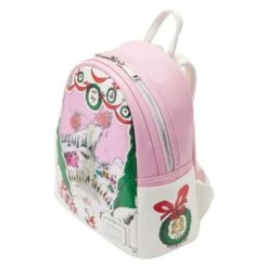 LOUNGEFLY Dr. Seuss' How The Grinch Stole Christmas! Lenticular Scene Mini Backpack -Loungefly DSSBK0030 5