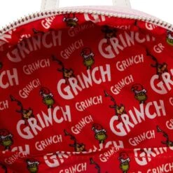 LOUNGEFLY Dr. Seuss' How The Grinch Stole Christmas! Lenticular Scene Mini Backpack -Loungefly DSSBK0030 8