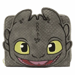 LOUNGEFLY How To Train Your Dragon Toothless Cosplay Zip Around Wallet