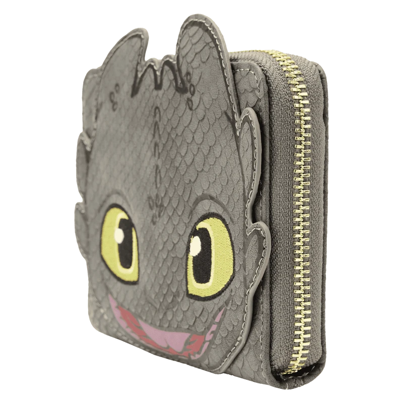 LOUNGEFLY How To Train Your Dragon Toothless Cosplay Zip Around Wallet 5 LOUNGEFLY How To Train Your Dragon Toothless Cosplay Zip Around Wallet - Image 3