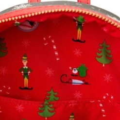 LOUNGEFLY Elf Clausometer Light Up Mini Backpack -Loungefly ELFBK0006 8