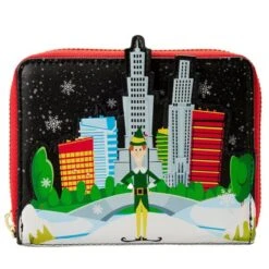 LOUNGEFLY Elf Buddy In Manhattan Zip Around Wallet