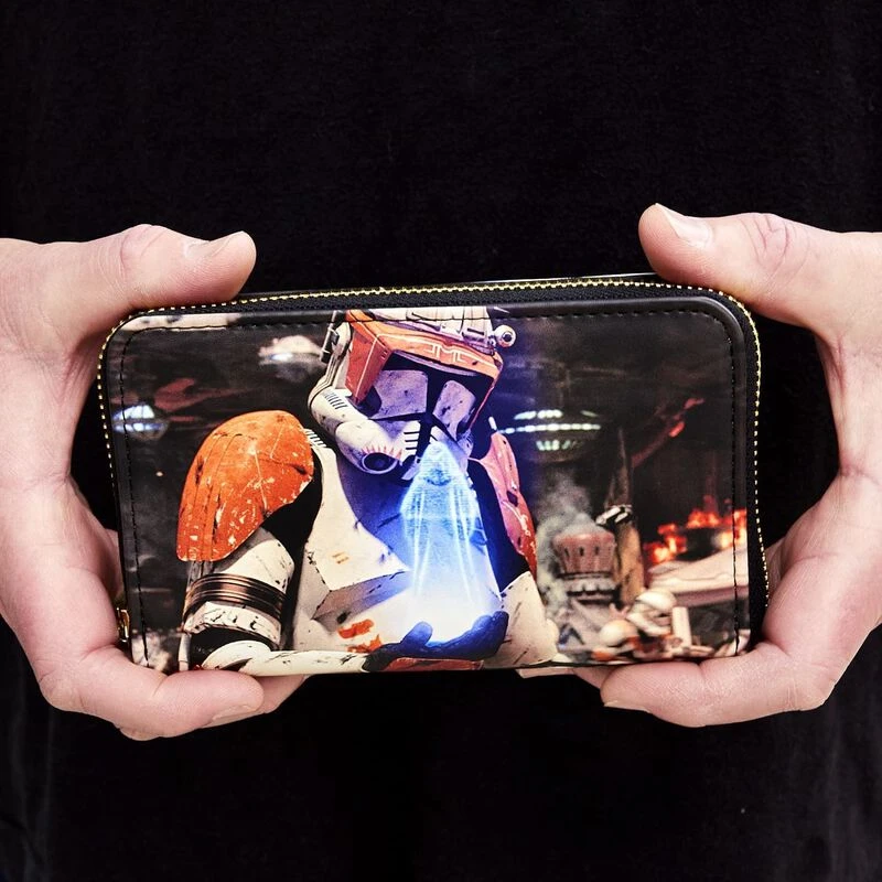 LOUNGEFLY Star Wars: Episode III Revenge Of The Sith Scene Zip Around Wallet 4 LOUNGEFLY Star Wars: Episode III Revenge Of The Sith Scene Zip Around Wallet - Image 2