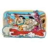 LOUNGEFLY Exclusive - The Flintstones Flintmobile Zip Around Wallet -Loungefly FLTWA0001 1