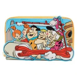 LOUNGEFLY Exclusive - The Flintstones Flintmobile Zip Around Wallet