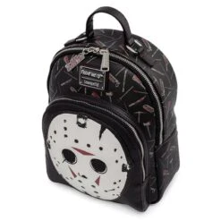LOUNGEFLY Friday The 13th Jason Mask Mini Backpack 11 LOUNGEFLY Friday The 13th Jason Mask Mini Backpack -Loungefly FRIBK0004 3