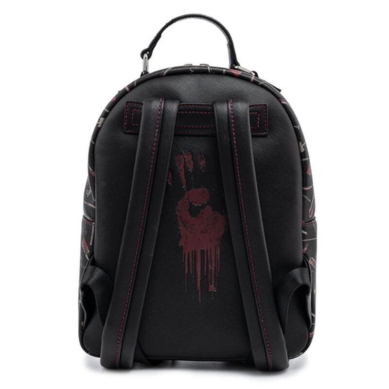 LOUNGEFLY Friday The 13th Jason Mask Mini Backpack 9 LOUNGEFLY Friday The 13th Jason Mask Mini Backpack - Image 7