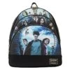 LOUNGEFLY Harry Potter Movie Posters Triple Pocket Mini Backpack 2 LOUNGEFLY Harry Potter Movie Posters Triple Pocket Mini Backpack -Loungefly HPBK0210 LFHARRYPOTTERTRILOGYSERIES2TRIPLEPOCKETMINIBACKPACK0668FRONT