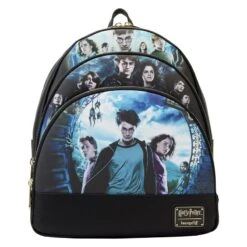 LOUNGEFLY Harry Potter Movie Posters Triple Pocket Mini Backpack