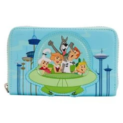 LOUNGEFLY The Jetsons Spaceship Zip Around Wallet