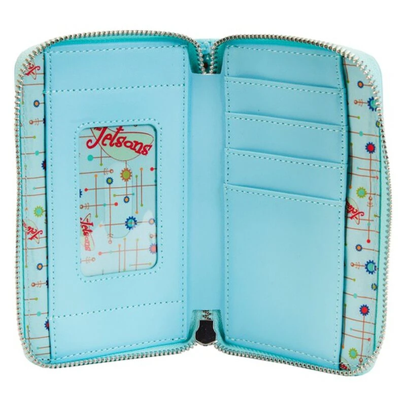 LOUNGEFLY The Jetsons Spaceship Zip Around Wallet 7 LOUNGEFLY The Jetsons Spaceship Zip Around Wallet - Image 5