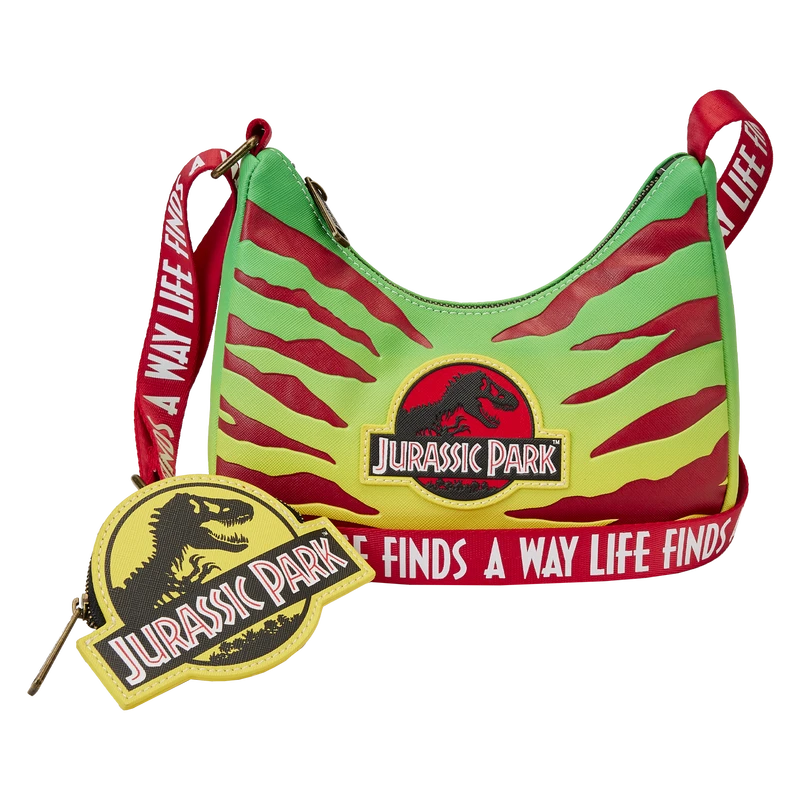 LOUNGEFLY Jurassic Park 30th Anniversary Life Finds A Way Crossbody Bag 3 LOUNGEFLY Jurassic Park 30th Anniversary Life Finds A Way Crossbody Bag