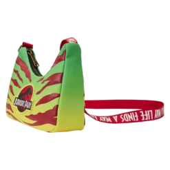 LOUNGEFLY Jurassic Park 30th Anniversary Life Finds A Way Crossbody Bag 12 LOUNGEFLY Jurassic Park 30th Anniversary Life Finds A Way Crossbody Bag -Loungefly JPTB0002 LFJURASSICPARK30THANNIVERSARYLIFEFINDSAWAYCROSSBODY0136SIDE