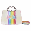 LOUNGEFLY Lisa Frank Rainbow Cloud Crossbody Bag -Loungefly LSFTB0003 LFLISAFRANKRAINBOWLOGOCROSSBODYBAG0323FRONT