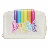 LOUNGEFLY Lisa Frank Rainbow Logo Zip Around Wallet 1 LOUNGEFLY Lisa Frank Rainbow Logo Zip Around Wallet -Loungefly LSFWA0005 LFLISAFRANKRAINBOWLOGOZIPAROUNDWALLET0331FRONT