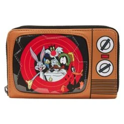 LOUNGEFLY Looney Tunes That’s All Folks Zip Around Wallet