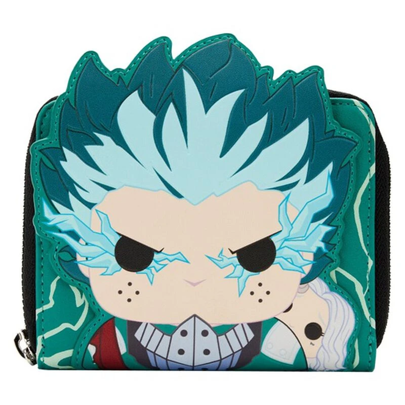 Funko Pop! By Loungefly My Hero Academia Deku Infinity Glow Cosplay Cosplay Wallet 3 Funko Pop! By Loungefly My Hero Academia Deku Infinity Glow Cosplay Cosplay Wallet