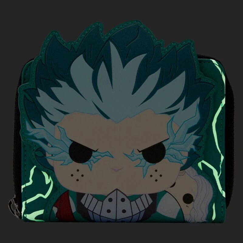 Funko Pop! By Loungefly My Hero Academia Deku Infinity Glow Cosplay Cosplay Wallet 4 Funko Pop! By Loungefly My Hero Academia Deku Infinity Glow Cosplay Cosplay Wallet - Image 2