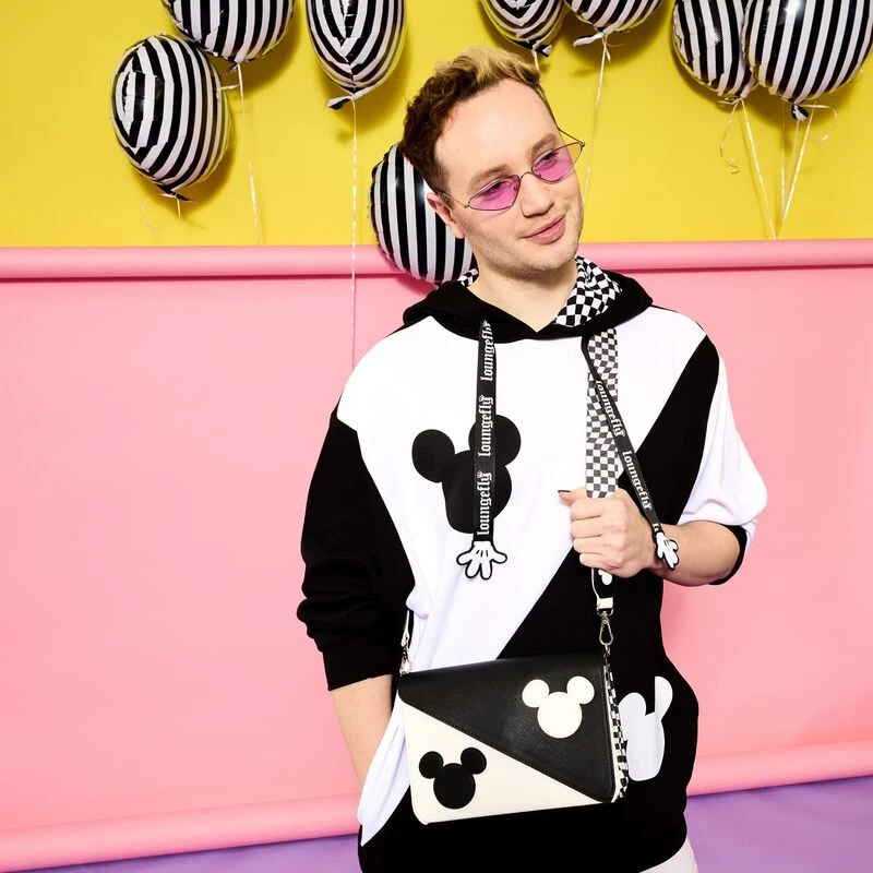 LOUNGEFLY Mickey Mouse Y2K Ying And Yang Unisex Hoodie 4 LOUNGEFLY Mickey Mouse Y2K Ying And Yang Unisex Hoodie - Image 2