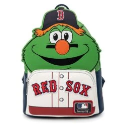LOUNGEFLY MLB Boston Red Sox Wally The Green Monster Cosplay Mini Backpack