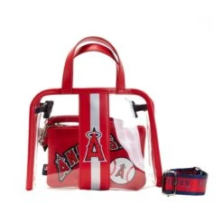 LOUNGEFLY MLB LA Angels Stadium Crossbody Bag With Pouch
