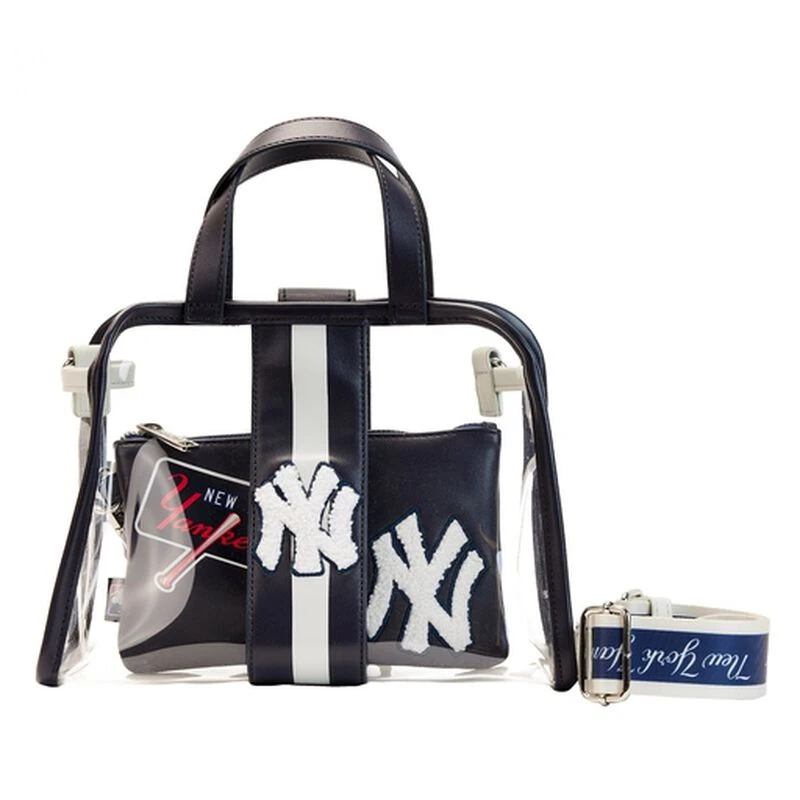 LOUNGEFLY MLB NY Yankees Stadium Crossbody Bag With Pouch 3 LOUNGEFLY MLB NY Yankees Stadium Crossbody Bag With Pouch