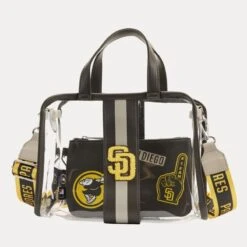 LOUNGEFLY MLB SD Padres Stadium Crossbody Bag With Pouch