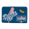 LOUNGEFLY MLB LA Dodgers Patches Zip Around Wallet