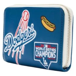 LOUNGEFLY MLB LA Dodgers Patches Zip Around Wallet 8 LOUNGEFLY MLB LA Dodgers Patches Zip Around Wallet -Loungefly MLBWA0013 3