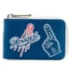 LOUNGEFLY MLB LA Dodgers Patches Accordion Wallet -Loungefly MLBWA0014 1