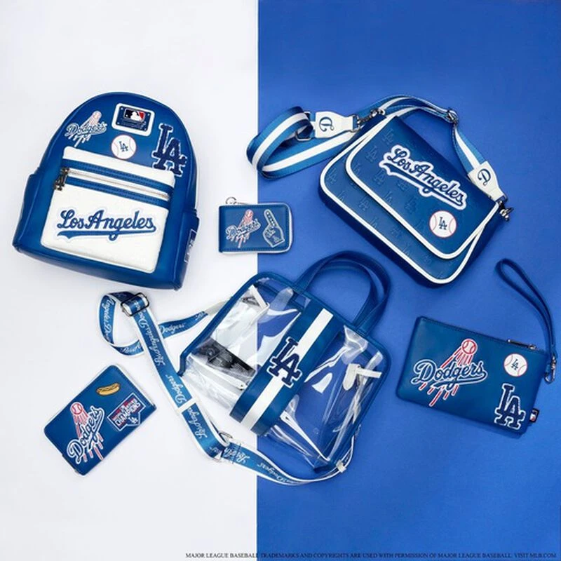 LOUNGEFLY MLB LA Dodgers Patches Accordion Wallet 4 LOUNGEFLY MLB LA Dodgers Patches Accordion Wallet - Image 2