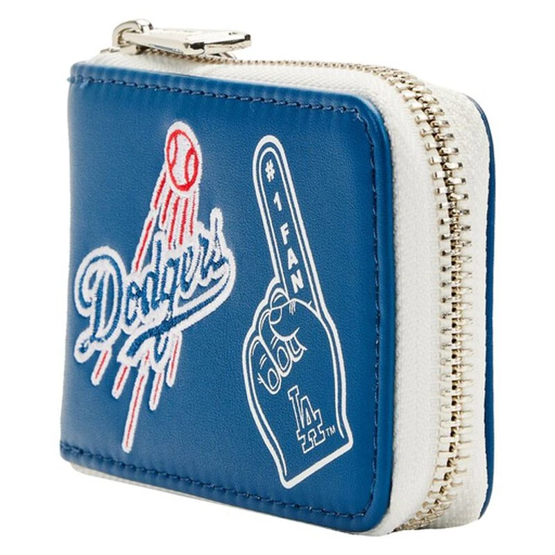 LOUNGEFLY MLB LA Dodgers Patches Accordion Wallet 5 LOUNGEFLY MLB LA Dodgers Patches Accordion Wallet - Image 3