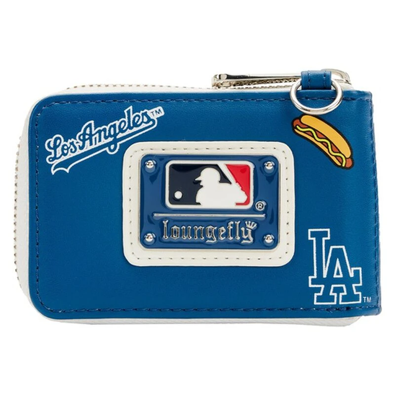LOUNGEFLY MLB LA Dodgers Patches Accordion Wallet 6 LOUNGEFLY MLB LA Dodgers Patches Accordion Wallet - Image 4