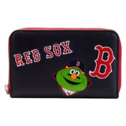 LOUNGEFLY MLB Boston Red Sox Patches Zip Around Wallet
