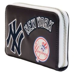 LOUNGEFLY MLB NY Yankees Patches Zip Around Wallet 7 LOUNGEFLY MLB NY Yankees Patches Zip Around Wallet -Loungefly MLBWA0017 3