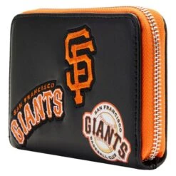 LOUNGEFLY MLB SF Giants Patches Zip Around Wallet 8 LOUNGEFLY MLB SF Giants Patches Zip Around Wallet -Loungefly MLBWA0018 3