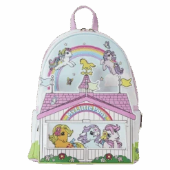 LOUNGEFLY My Little Pony 40th Anniversary Stable Mini Backpack