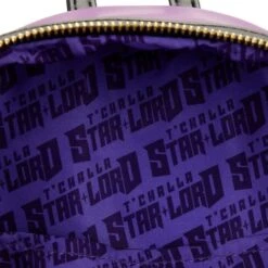 LOUNGEFLY NYCC Exclusive - What If... Star-Lord T’challa Cosplay Light Up Mini Backpack -Loungefly MVBK0224 6