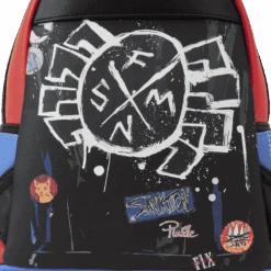 LOUNGEFLY Spider-Punk Cosplay Mini Backpack -Loungefly MVBK0275 LFMARVELSPIDERMANCOSPLAYMINIBACKPACK0835DETAIL
