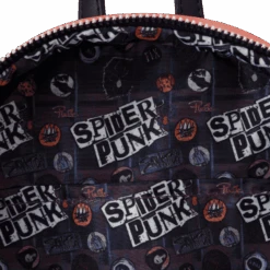 LOUNGEFLY Spider-Punk Cosplay Mini Backpack -Loungefly MVBK0275 LFMARVELSPIDERMANCOSPLAYMINIBACKPACK0836INSIDE