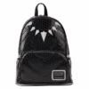 LOUNGEFLY Marvel Metallic Black Panther Cosplay Mini Backpack -Loungefly MVBK0297 LFMARVELSHINEBLACKPANTHERCOSPLAYMINIBACKPACK1786FRONT20